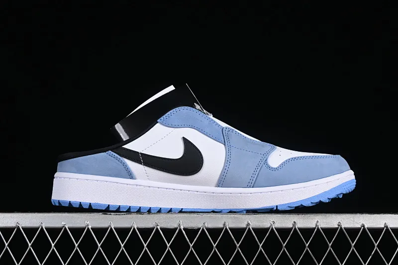 All categories Air Jordan Jordan series basketball shoes Air Jordan 1 Low Air Jordan 1 Mule Golf "University Blue" AJ1 Joe 1 North Carolina Blue Golf kick FJ1214-400